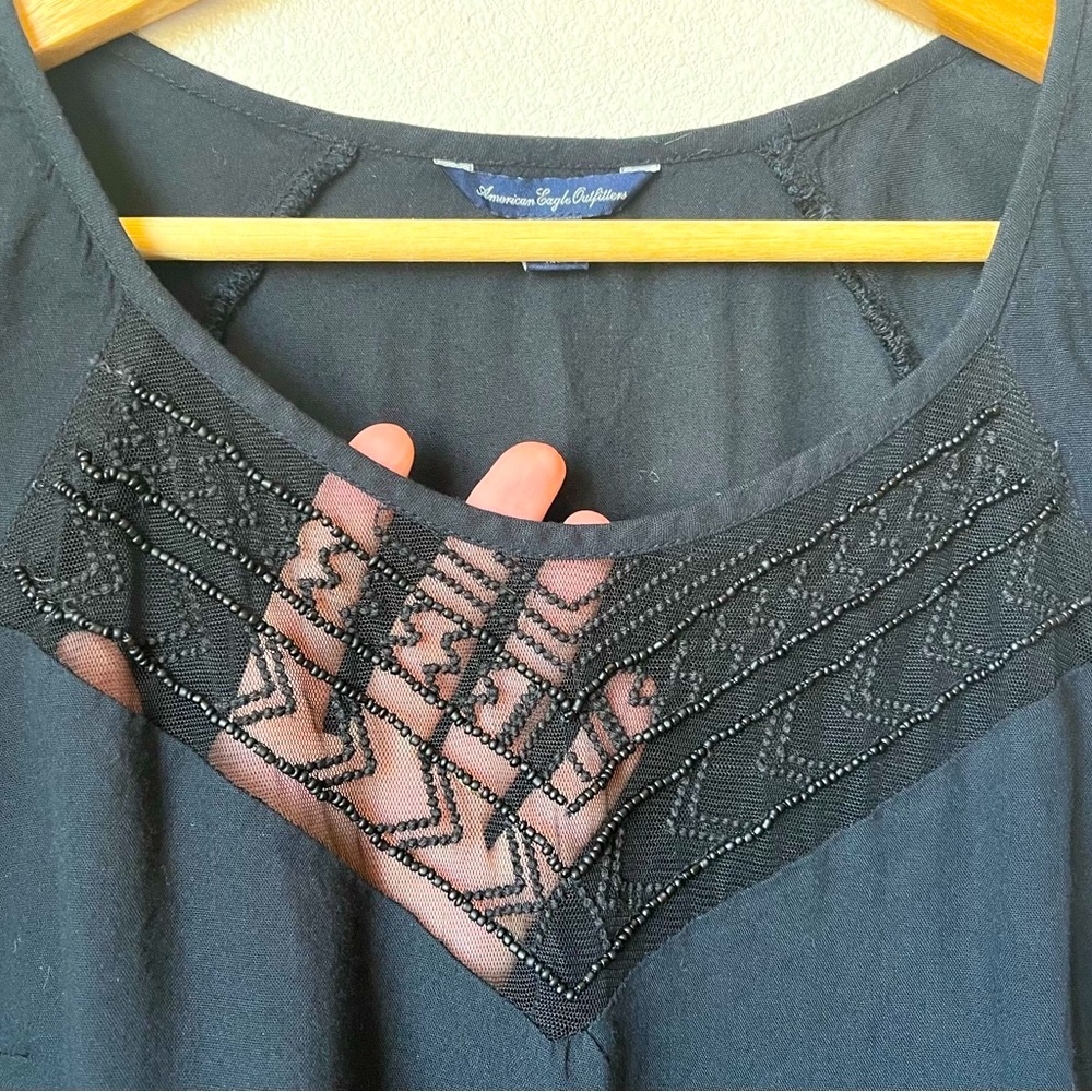 American Eagle Beaded Blouse